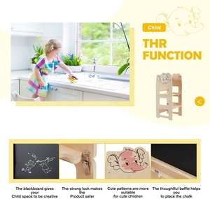 Meubles Montessori, tour d'apprentissage pour enfants, tabouret escabeau de cuisine, échantillon gratuit - Product Image 5