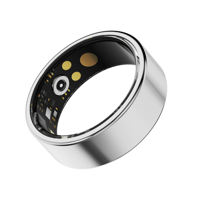 Smart Ring with Fitness Monitor Blood Oxygen & Sleep Health Tracker App Control Android Digital Ring