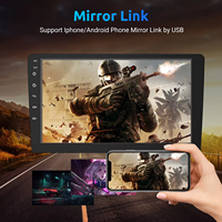 TOP QLED 2din Android 8 Core 360 Caméra Lecteur DVD de Voiture Vidéo Universelle Autoradio Écran Tactile Stéréo Système de Navigation Autoradio