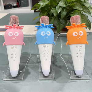 ลำโพงคาราโอเกะ K5 น้ำหนักเบา พร้อมไมโครโฟนและช่องเสียบ USB สำหรับเด็กฝึกร้องเพลงหรืองานปาร์ตี้กลางแจ้ง - Product Image 2