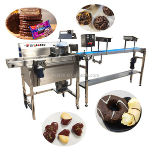 8Kg Kích Thước Nhỏ Giá Thấp Sô Cô La Nhỏ Enrobing Máy Cho Snack Bánh Mì Sô Cô La Thanh Nuts Nóng Chảy Ủ Máy 30Kg - Product Image 1