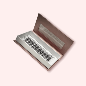 Tùy Chỉnh Nhãn Lash Mở Rộng Hộp Giấy Cụm Lông Mi Lưu Trữ Cuốn Sách Rỗng Lông Mi Giả Bao Bì Hộp - Product Image 4