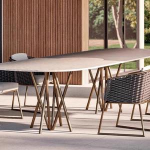 Conjunto de Jardín de Ratán para Exteriores, Diseño Contemporáneo Impermeable para Patio y Uso en Hoteles - Product Image 2