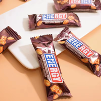 Barre chocolatée Snickers aux cacahuètes en gros d'usine, barre énergétique, boîte de collations, bonbons, barre chocolatée