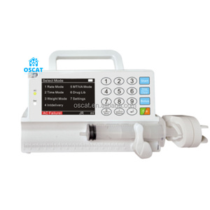Pompe à perfusion vétérinaire réutilisable OSCAT EX-14 pour chiens, pour usage en clinique vétérinaire, avec mode de pesage et bibliothèque de médicaments - Product Image 3