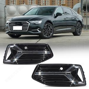 กรอบไฟตัดหมอก Audi A6 C8 ปี 2022-2024 ชุดครอบกระจังหน้าล่าง วัสดุ ABS คู่หนึ่ง - Product Image 1