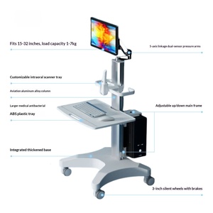 Oral <strong>Trolley</strong> Can Hold <strong>Printers</strong> Add Remove Accessories Single Tray Mobile Hospital Outpatient Dental Clinic <strong>Trolley</strong> - Product Image 3