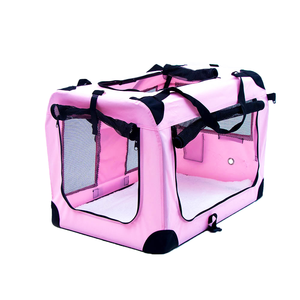 Sac de transport pliable pour chiens et chats avec sangles et tapis en tissu anti-froid et fenêtres - Product Image 4