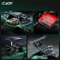 Cada C61511 2025 Nuevo Modelo de Superauto de Ensamblaje 1:8 430, Juguetes Educativos DIY, Regalo para Niños y Adultos, Juego de Bloques de Construcción de 3730 Piezas