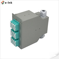 Panel Patch Fiber 24 Port untuk Pemasangan di Rel Din