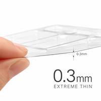 Boîte d'emballage personnalisée portable en PET holographique géométrique, impression numérique/sérigraphie irisée, modèle Zhenpin PR016, cosmétique