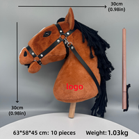 Personnalisation OEM, tête de cheval invisible, détachable, super douce, rembourrage en coton PP, hobby, best-seller en Europe, États-Unis, ODM