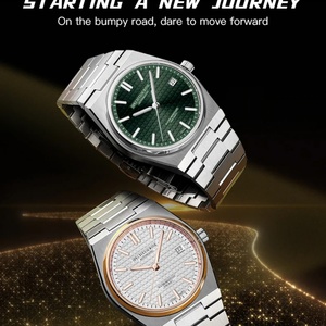 New 41MM Men's <b>Watches</b> Luxury Automatic <b>Watch</b> for Men Rose Gold Stainless Steel <b>Mechanical</b> Wristwatch Waterproof - Product Image 3