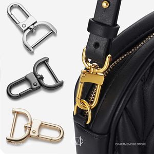 CRAFTMEMORE Pcs Detachable Snap Hook Swivel Clasp W Screw Bar VT <b>Bag</b> <b>Strap</b> Hardware <b>Replacement</b> Inch Brushed Brass - Product Image 5