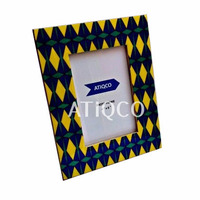 Atiqco Elegante Marco de Fotos de Madera Inteligente con Diseño de Cinta Métrica Impresa Digitalmente, Venta al por Mayor, Marco Esmaltado, Última Edición