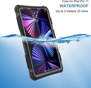 Custodia Robusta Antiurto ShellBox per <span class=keywords><strong>iPad</strong></span> <span class=keywords><strong>Pro</strong></span> <span class=keywords><strong>11</strong></span> Pollici <span class=keywords><strong>2020</strong></span>/2021/2022, Protezione Completa con Supporto e Cinghia - Product Image 2