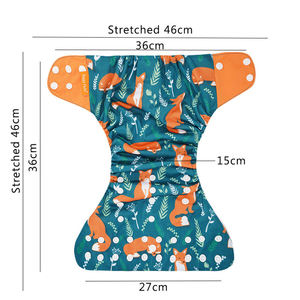 <strong>Reusable</strong> <strong>Soft</strong> Breathable One Size Fit 3-15kg Baby Breathable Washable <strong>Pul</strong> <strong>Fabric</strong> for Cloth Diaper