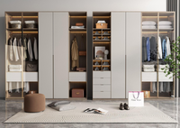 Armoire à portes vitrées, rangement intelligent pour vêtements, organisateur pour chambre à coucher, meilleur prix, meubles de m