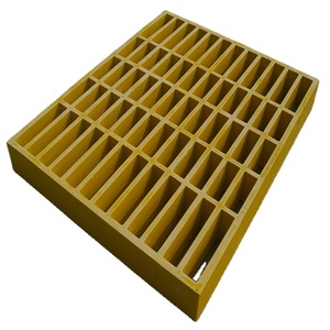 ตะแกรงไฟเบอร์กลาสป้องกันการกัดกร่อน ตะแกรง FRP สำหรับระบายน้ำเสีย - Product Image 1