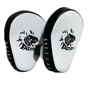 Boxing Equipment Muay Thai Focus Kick Pads Boxing Punching Mitts In Leather Material