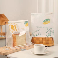 Sachet Doypack en plastique composite pour pain, qualité alimentaire, résistant à l'humidité, avec logo personnalisé, pour emballage de pain