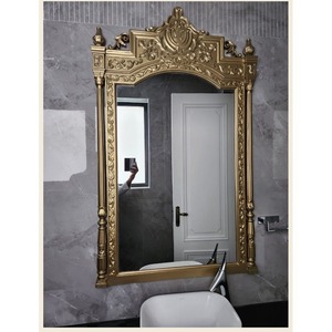 Artistic <b>Gold</b> Abstract Wall <b>Mirror</b> Modern Irregular Decorative Hanging <b>Mirror</b> Luxury Interior Home Decor Multi Shape - Product Image 1