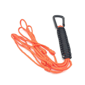 Cordon en paracorde fait main multi-boucles avec mousqueton et crochet à clés, organisateur d'équipement de terrain extérieur, accessoire pour activités de camping - Product Image 4