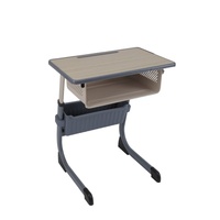 Ensemble de bureau et chaise pour lycée, design moderne, réglable, écologique, durable, pour salle d'étude, mobilier de classe pour étudiants