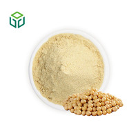 Poudre d'extrait végétal d'isoflavone de soja naturelle brute, complément alimentaire de qualité alimentaire, en bouteille ou fût en plastique – Meilleures ventes