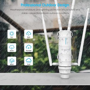 Wavlink-<span class=keywords><strong>AMPLIFICADOR</strong></span> <span class=keywords><strong>DE</strong></span> COBERTURA <span class=keywords><strong>Wifi</strong></span> resistente al agua para exteriores, repetidor extensor <span class=keywords><strong>de</strong></span> <span class=keywords><strong>señal</strong></span> <span class=keywords><strong>Wifi</strong></span> PoE AC1200 - Product Image 4