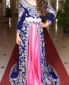 Royal 2019 robe longue marocaine belle créatrice avec broderie lourde Zardozi pour vêtements indiens et pakistanais - Product Image 5