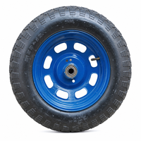 Pneu pneumatique gonflable en caoutchouc 16x3.50-10 pour chariot à main, tondeuse à gazon, épandeur, poussette