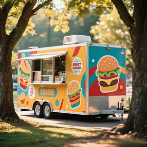 Carrito de Hot Dogs 2025, Quiosco de Helados, Remolque, Cafetería, Camión de Comida con Cocina Completa - Product Image 1