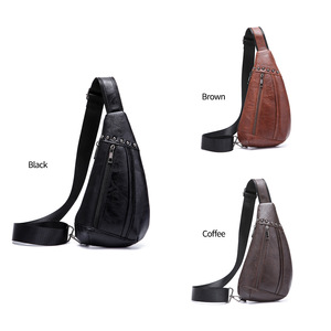 กระเป๋าคาดเอวสไตล์คาวบอยยุโรปอเมริกันย้อนยุคสำหรับผู้ชาย ดีไซน์ลำลองทันสมัย แรงบันดาลใจจากมอเตอร์ไซค์ - Product Image 1