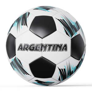Ballons de football personnalisés avec logo d'usine du Vietnam, taille 5, cousus à la machine, en PVC brillant, pour cadeaux promotionnels et loisirs - Product Image 1