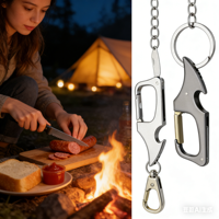 Multi-function Smooth Bottle Opener Custom Logo Electronic Key Finder Creative Alloy Key Chain Wholesale Unpack Parcel