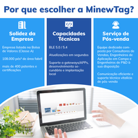MinewTag Fabricante ESL, Etiqueta de Precio Digital para Estante, Papel Electrónico E-ink de 2,66 Pulgadas con BLE 5.0 ESL