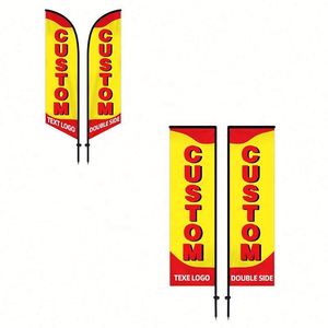 Banderas de Playa Portátiles Impermeables Promocionales, Asta de Aluminio, Sublimación a Doble Cara, Bandera Publicitaria para Tiendas de Cigarrillos - Product Image 1