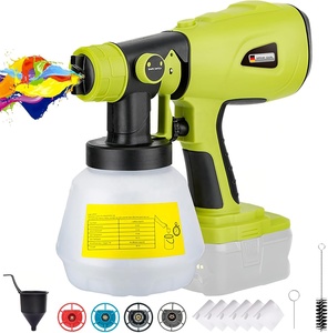 Pistola <span class=keywords><strong>de</strong></span> Pintura Inalámbrica para Batería Ryobi <span class=keywords><strong>de</strong></span> 18V, Pistola <span class=keywords><strong>de</strong></span> Pintura Eléctrica Portátil para <span class=keywords><strong>Pintar</strong></span> Techos, Cercas, Gabinetes, Paredes - Product Image 1