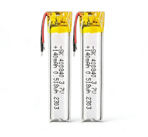 Batteria al Litio Polimero Sicura 400840 3.7V 140mAh Certificata CE, Cella di Grado A per Auricolari TWS, Mini Cuffie Bluetooth, Dispositivi Indossabili - Product Image 2