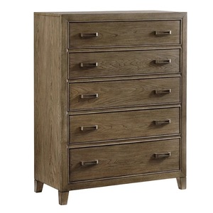 <span class=keywords><strong>Lit</strong></span> en bois massif et tissu de style vintage américain personnalisé, design simple pour les chambres petites à moyennes - Product Image 4