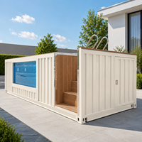Piscine Conteneur Modulaire Préfabriquée en Promotion – Taille Personnalisable pour Complexes Hôteliers, Villas, Jardins et Hôtels