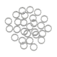Connecteurs à boucle fermée de type câble en acier inoxydable 304 et or 18 carats, anneaux de jonction pour accessoires de bijoux DIY (bracelets, colliers) Yiwu