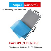Coussin thermique de refroidissement de haute qualité 6W 8W 12.8W 15W 18W 20W pour carte CPU/GPU – Dissipation thermique en silicone pour usine