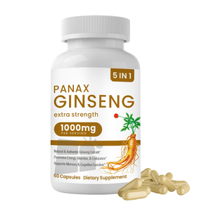 Oem/Odm/Obm Verbeteren Immuniteit Amerikaanse Korea Rode Panax Ginseng Extract Amerikaanse Ginseng Capsule - Product Image 1