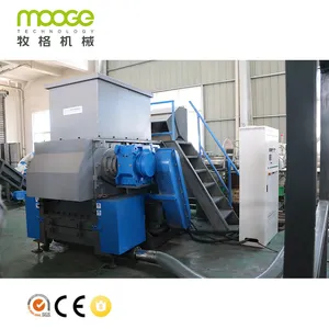 Big Rubber HDPE PVC Pipe Shredding Plastic Lump Single Shaft Shredder Machine