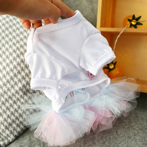 Klasik mutlu doğum günü baskı elbise küçük orta köpekler için yavru bu benim doğum günü prenses etek Tutu kıyafet kedi Pet doğum günü kız - Product Image 3