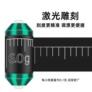 Ameyxgs Plomb de pêche 8,0 g en alliage de tungstène haute densité durable pour la pêche en mer - Product Image 3