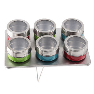 304 stainless steel Kitchen storage magnetic spice rack organizer for Kitchen