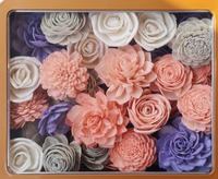 Diffuseur de parfum en bois de Sola aux styles variés, fleurs séchées naturelles faites à la main, accessoires pour diffuseur à bâtonnets, décoration d'intérieur personnalisable
